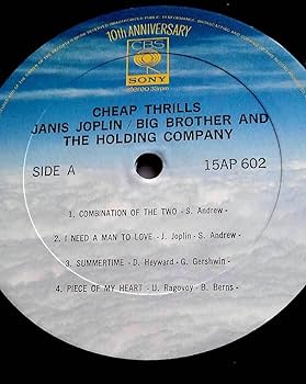 レコード　Cheap thrill Janis Joplin Amazon.co.jp: 希少LPレコード 美盤 CHEAP THRILLS チープスリル